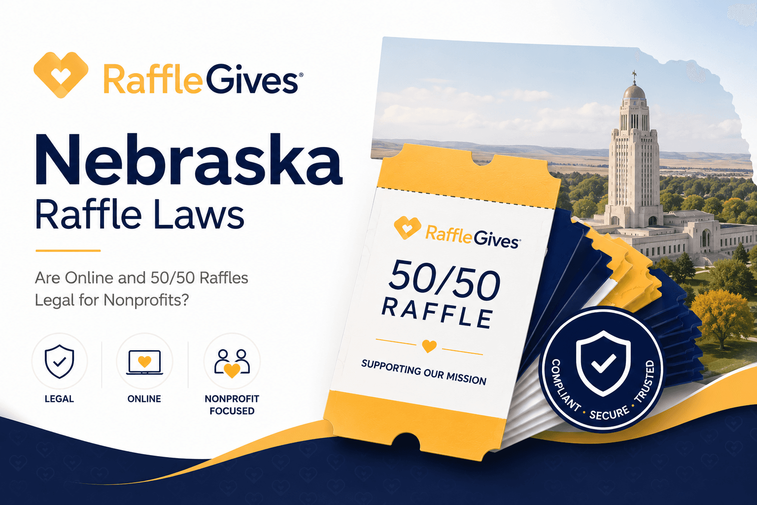 Nebraska Raffle Laws: Can Nonprofits Sell Raffle Tickets Online in 2026?